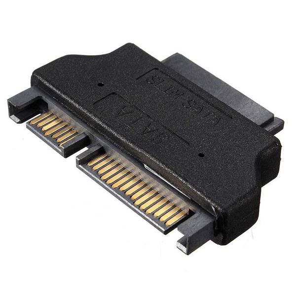 

mini slim sata 7 + 15 22pin male to female 6 pin 13 poles converter adapter computer cables & connectors