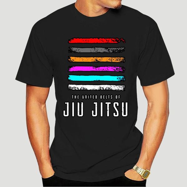 

bjj belt rank men t shirt for jiu jitsu 8924x men's t-shirts, White;black