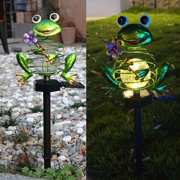 

lawn lamps solar frog plug-in light led waterproof garden landscape courtyard outdoor lamp decoration ornaments pathway road resin