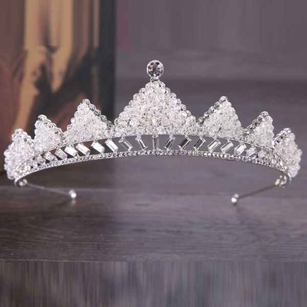 

bridal veils baroque crystals party crowns hair accessories, Black