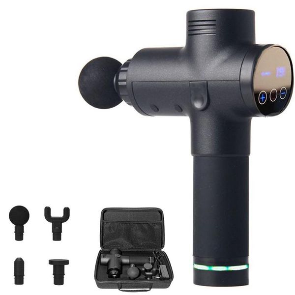 

massage gun muscle massager ultra-quiet 20 speeds level deep tissue accessories