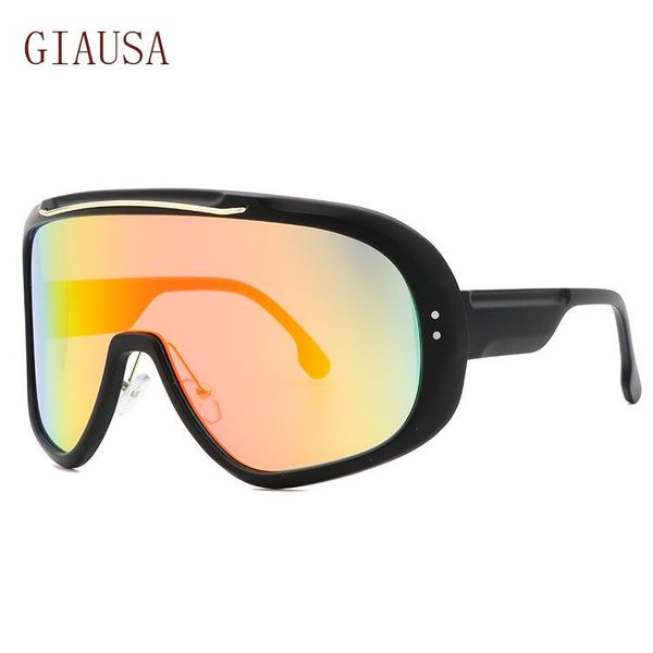 

sunglasses giausa large frame fashion riding windproof men's and women's sun visors night vision goggles, White;black