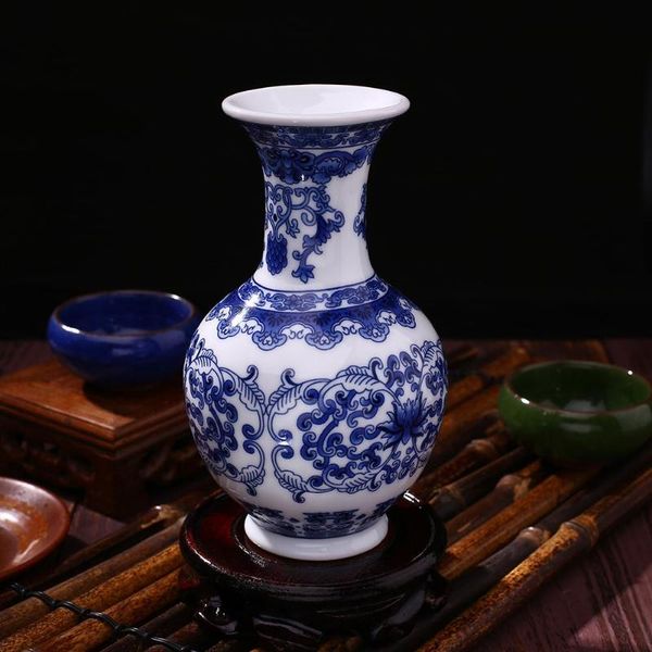 

vases vintage home decor ceramic chinese blue and white porcelain c pattern