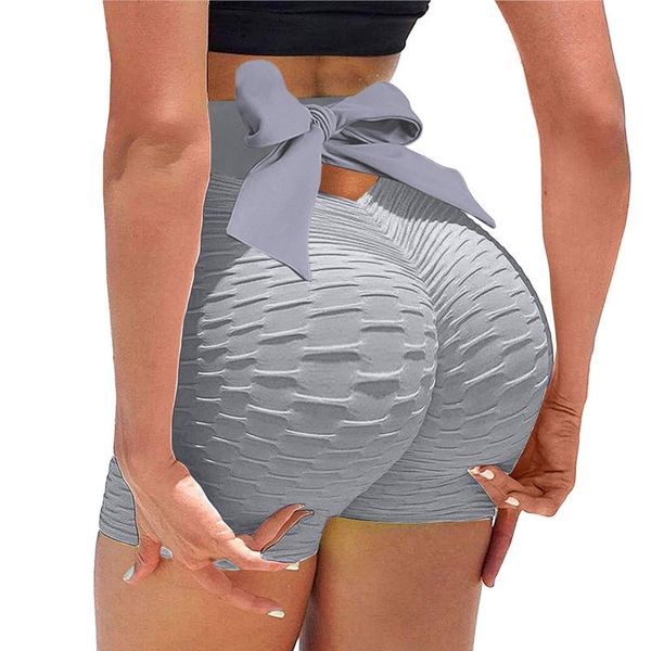 

women's leggings high waist workout short pants seamless fitness scrunch buwomen running peach hip sport gym, Black