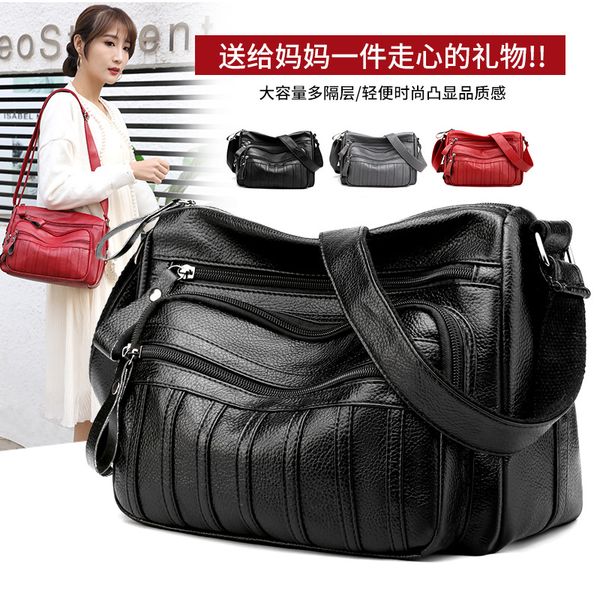 

messenger trade new foreign travel, leather bag, shoulder capacity pu wild large ladies shopping, commuter trendy bag jgspa