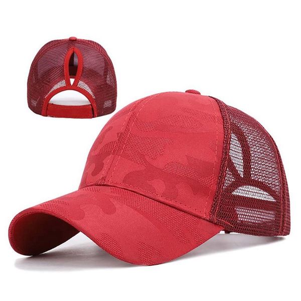 

outdoor hats baseball cap sunshade breathable cotton ponytail hat headwear sports wear with adjustable back closure, Black;white