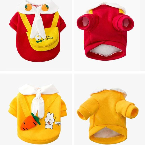 

cat costumes cute cartoon dog hoodies cotton clothes for small dogs two-legged makeover chihuahua teddy spring autumn sweater