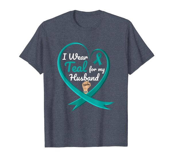 

Polycystic Kidney Disease Shirt PKD Awareness Teal Husband, Mainly pictures