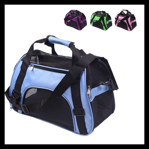 

dog car seat covers sided carriers crossbody pet bag portable carrier bags blue cat travel outgoing handbag breathable
