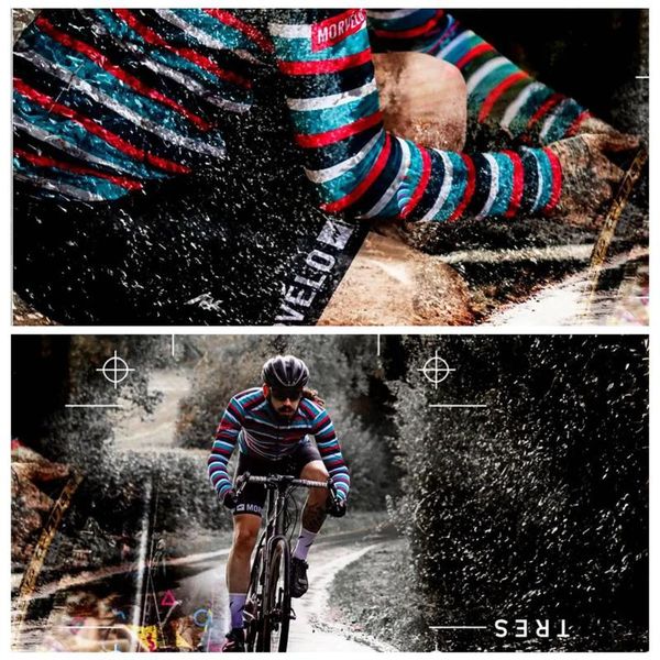 

racing jackets morvelo spring and autumn long-sleeved breathable lightweight cycling clothes 2021 sports bicycle jersey bici, Black;red