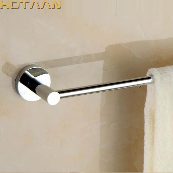 

towel racks bathroom round bath bar solid brass material chrome quality wall mounted rail holder toilet products