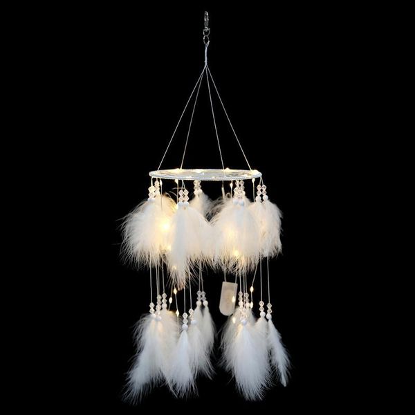 

decorative objects & figurines 2021 creative ins girl dream catcher feather pendant wind chime valentine's day gift room decoration acc