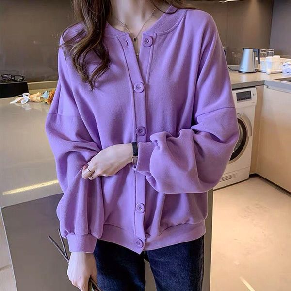 

coats and jackets women 2021 female spring autumn korean loose cardigan plus size cropped jacket sweet women's, Black;brown