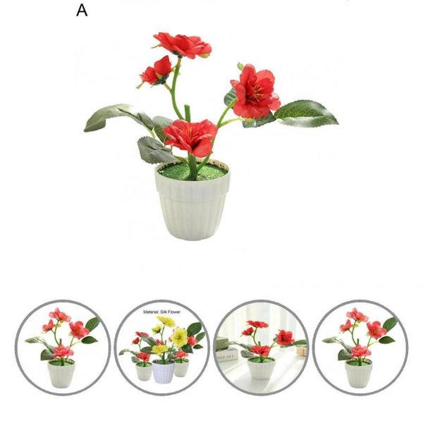 

decorative flowers & wreaths flower handicraft bright color faux silk lightweight safe beauty wear-resistant decor