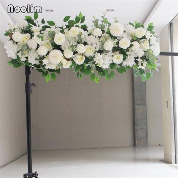 

50cm road cited artificial flowers wall wedding decor flower backdrop arched door shop row for window t station decorative & wreaths