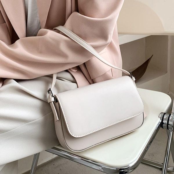 

evening bags solid color pu leather small underarm crossbody 2021 women beautiful fashion shoulder handbags and purses