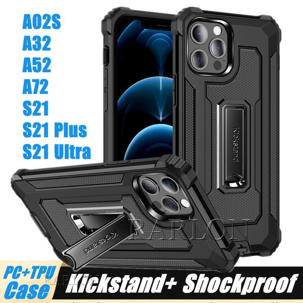 

for iphone 12 mini 11 pro xr xs samsung galaxy a52 a72 a02s a12 a32 a42 lg stylo 7 motorola g9 power hybrid armor invisible kickstand magnet