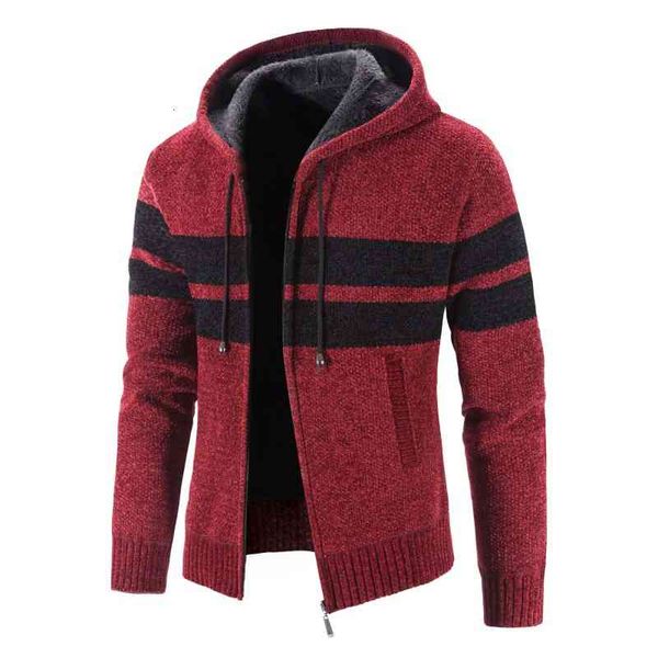 

men's sweaters slim fit cardigan hooded casual sweater outwear autumn winter male business warm sweatercoats cpra, White;black