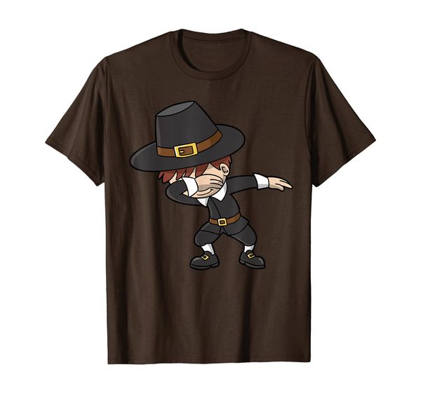 

Thanksgiving Dabbing Pilgrim Dab Dance T-Shirt, Mainly pictures