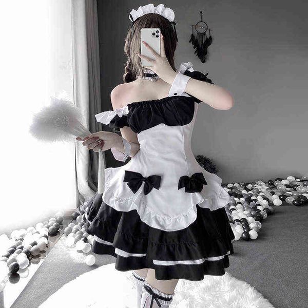 

nxy lingerie jimiko kawaii costume cosplay lolita suit naughty maid uniform festival game party girl costumes lingerie big bow lace set 1221, Red;black