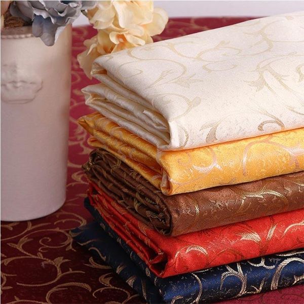 

table cloth europe luxury round for wedding party decor el banquet cover polyester 1pc red/blue/coffee 6 colors