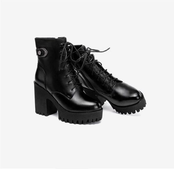 

women platform black shoes boots lady womens 8cm 10cm boot leather shoe trainers sports sneakers size 35-43 0851 s932 s, White;red