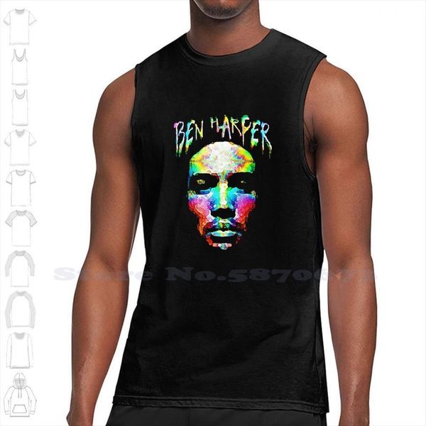 

face art black white sleeveless tank men women 90s aesthetic layne staley seattle grunge chris kurt alice in chains, White;black
