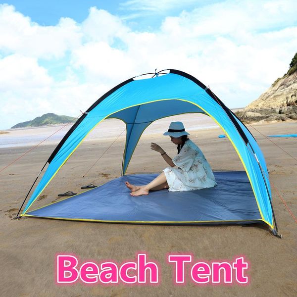 

tents and shelters strand zelt 210*210*130 cm sonnenschirm angeln shelter tragbare zelte schnell offene sommer anti uv familie einfache geba