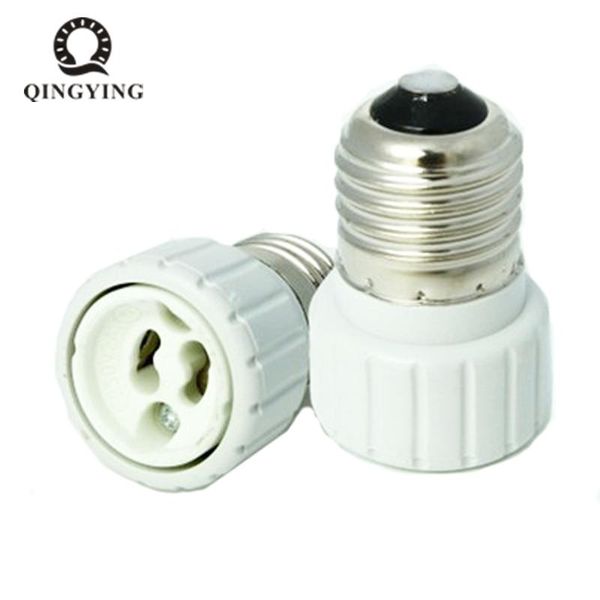 

lamp holders & bases 2pcs e27 to gu10 base holder converter fireproof e27-gu10 led light bulb conversion socket excellent quality