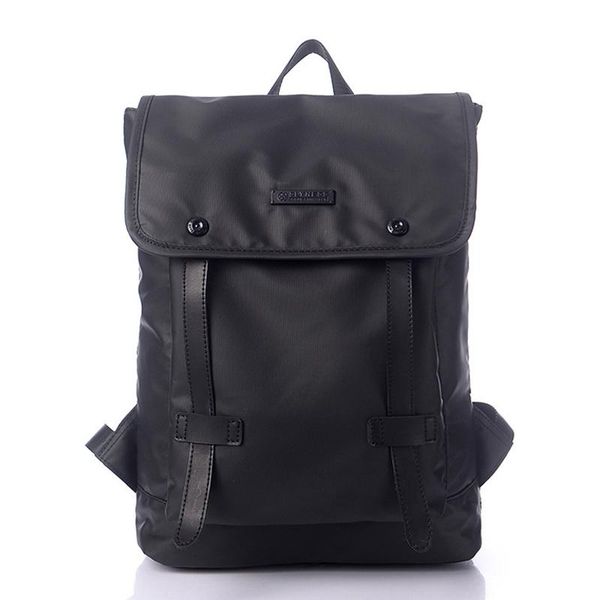 

backpack [drop ] 2021 school fashion men bag waterproof backpacks lapbags black travel (1706)