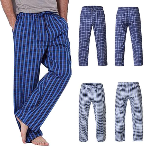 

plaid pants men hip hop streetwear summer loose lightweight elastic waist ankle-length trousers 6.30 men's, Black