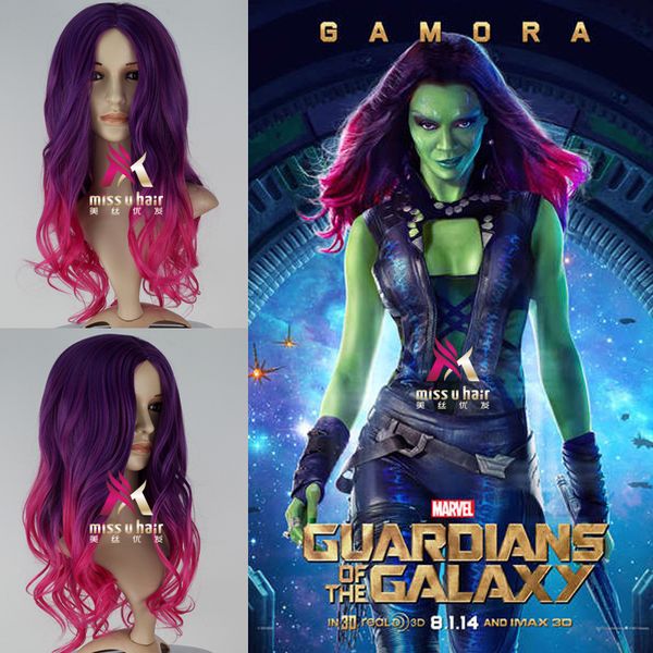 

galaxy guard wig kamora gamoracosplay animation wig halloween, Black