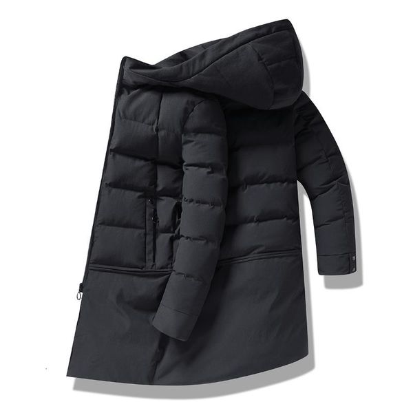 

winter men's warm and leisure padded jacket down & parkas, Black