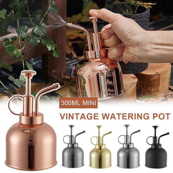 

mini vintage watering pot copper can flower spray bottle for outdoor and indoor house plants equipments