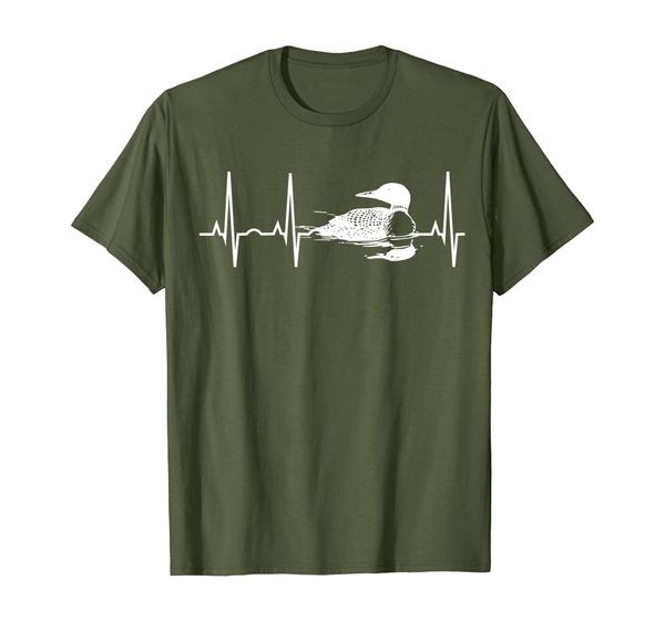 

common loon shirt - i love loons gift t-shirt for birders, White;black