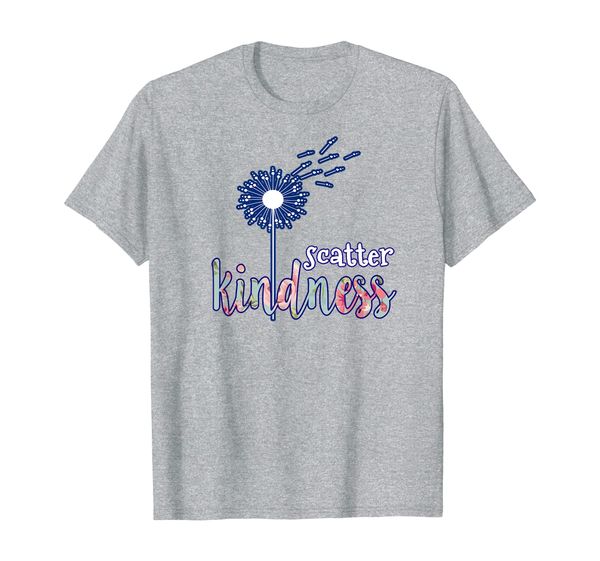 

scatter kindness dandelion t-shirt, White;black