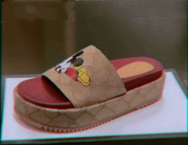 

ladies fashion luxury designers thick soles slippers for pleasure, Black