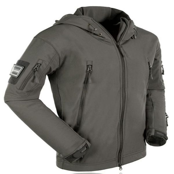 

men's jackets waterproof military tactical jacket men warm windbreaker bomber camouflage hooded coat us army chaqueta hombre, Black;brown