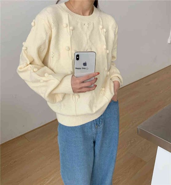 

fashion ol twist sweater women knit pullovers autumn winter elegant formal long sleeve knitted sweaters 210421, White;black