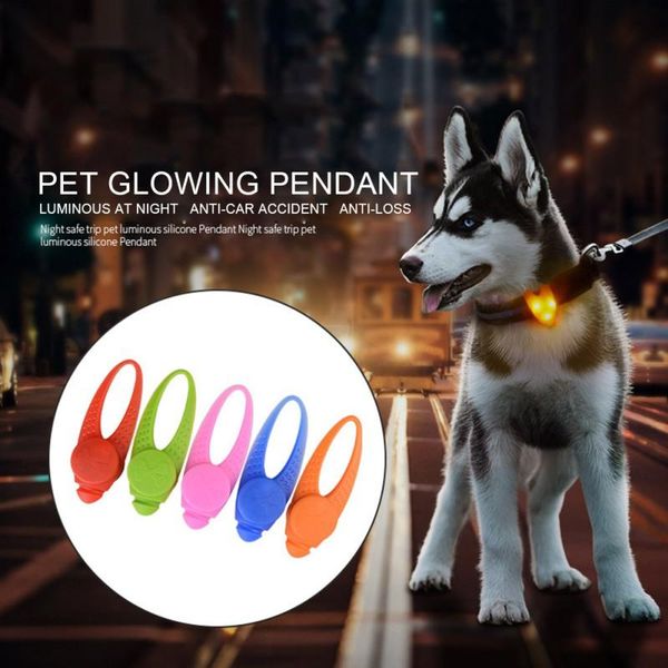 

cat collars & leads led dog collar glowing pendant night safety pet necklace luminous bright decoration for dogs
