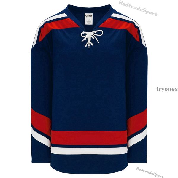 

2021 customize hockey jerseys blank custom jersey name number stitched shirts black white green red blue purple c patch s-xxxl b0035, Black;red