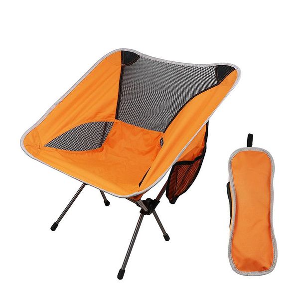 

outdoor poldable folding chair beach lightweight camping fishing accessories