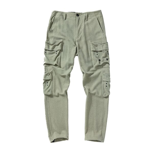 

autumn pocket spring multi summer and sportswear pants street badge loose men's jogging suit outdoor function straight tube leisure sty, Black