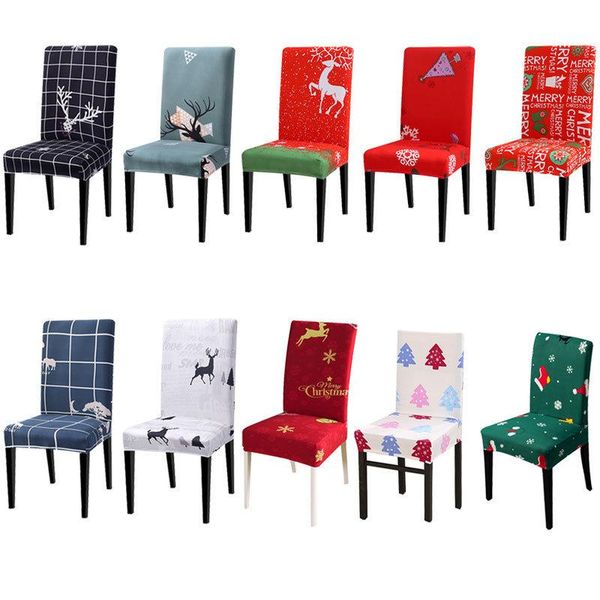 

chair covers spandex christmas modern seat cover stretch printing universal for chairs be37301