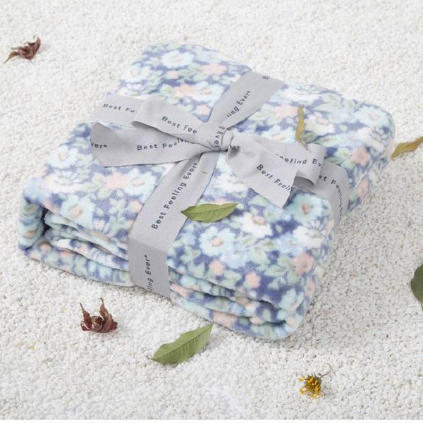 

blankets 127*178cm nordic style printed flannel blanket soft and comfortable indoor sofa blanket, sleeping bath towel