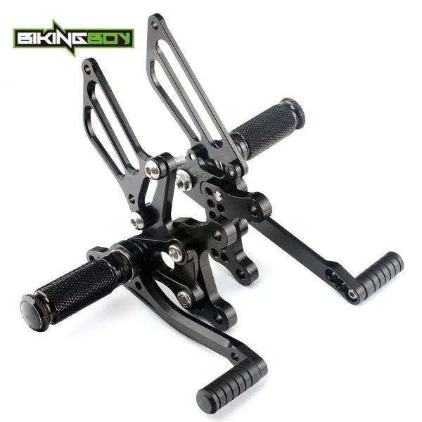 

foot pegs rests rear sets for speed triple t509 t595 955i 01 02 03 04 05 06 07 08 09 10 rearsets 6 positions pedals