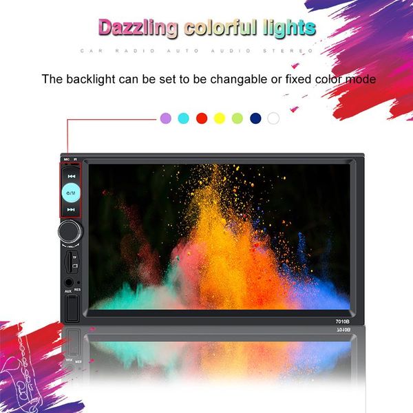 

car audio family radio 2 din autoradio 7" hd touch screen 2din multimedia player auto stereo mp5 bluetooth tf usb camera