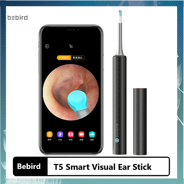

original bebird t5 smart visual ear stick 200w high precision endoscope ip67 hd spoon in cleaning tool set electric nose & trimmers