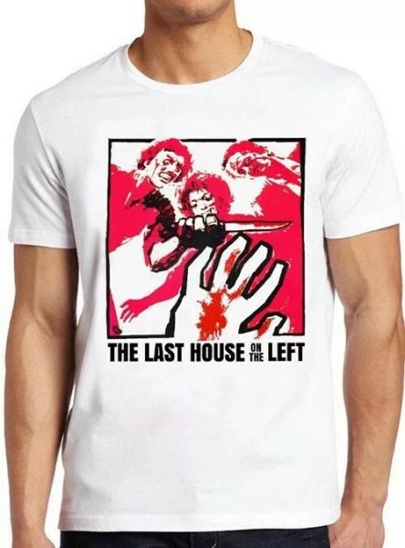 

the last house on the left cult horror 70s film movie cool gift tee t shirt 4136, White;black