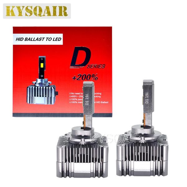 

car headlights kysqair light d1s led canbus headlight bulb 70w white d3s d4s d5s d8s d2s headlamp kit to replace hid conversion lamps